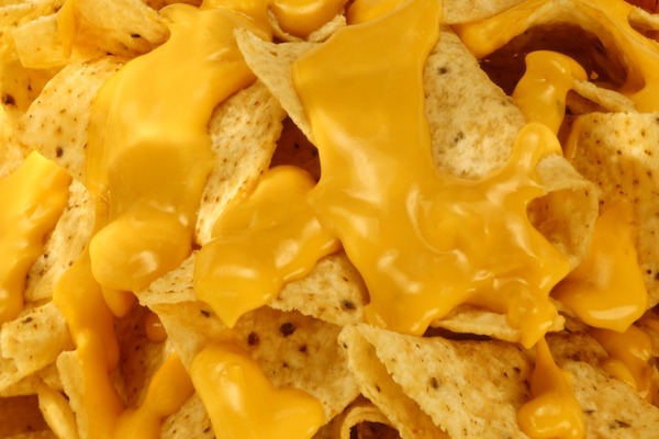 Nachos and Melted Cheese.